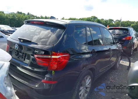 2017 BMW X3 xDrive28I из США, поврежденный, VIN 5UXWX9C37H0T23102